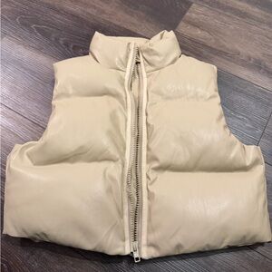 Olivaceous Tan Puffer Vest